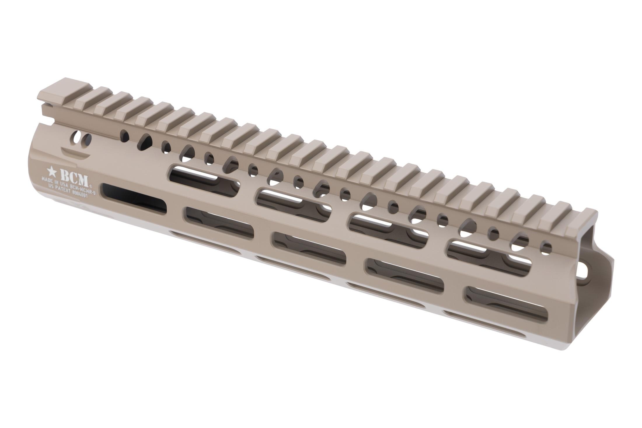 Bravo Company Manufacturing MCMR Modular Rail AR-15 Handguard - FDE - 9"